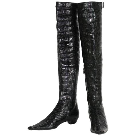 gucci tom ford over the knee boots|Gucci Tom Ford F/W 1999 Snakeskin Over.